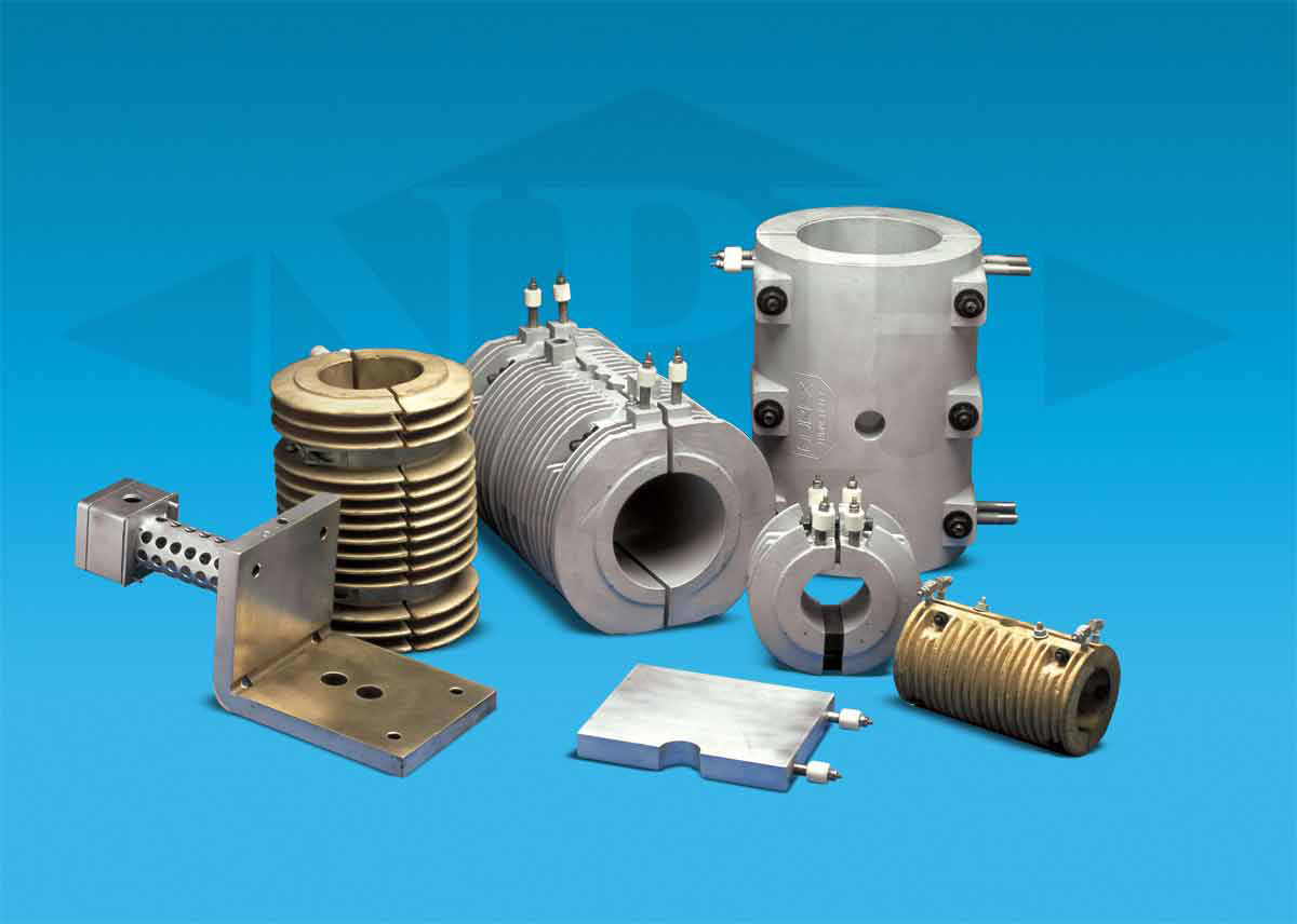 Cast In Aluminum/Cast In Bronze Heaters, Bespoke/Custom Cast In Bronze/Aluminum Heaters, Plastics Extruder HeatersExtuder